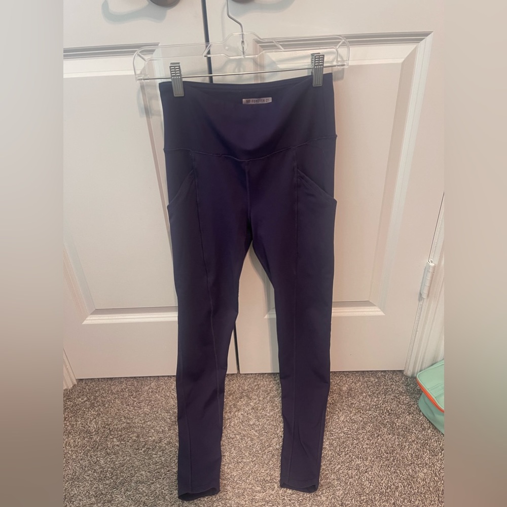 Purple leggings